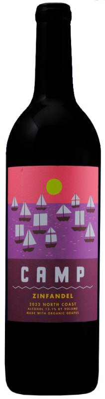 Camp Zinfandel 2022 Front Bottle Shot