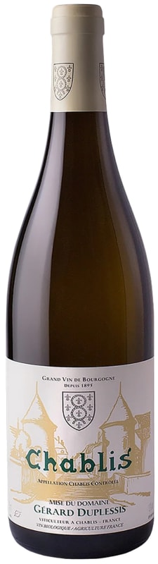 Domaine Gerard Duplessis Chablis 2020 Front Bottle Shot