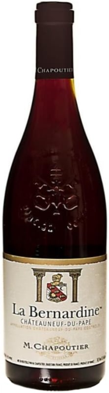 M. Chapoutier Chateauneuf-du-Pape La Bernardine 2015 Front Bottle Shot