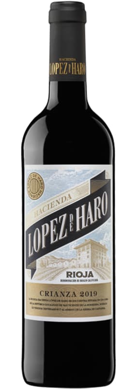 Hacienda Lopez de Haro Crianza 2019 Front Bottle Shot