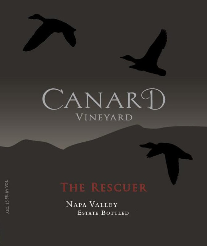 Canard The Rescuer Red 2010 Front Label