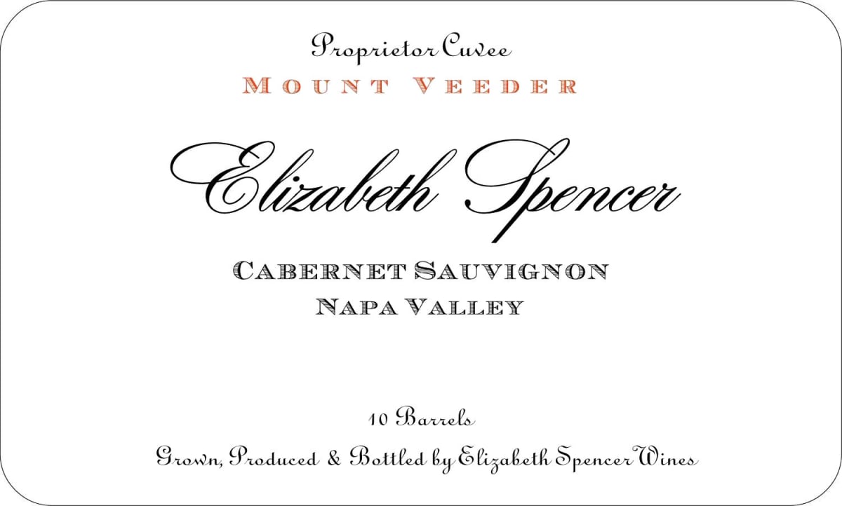 Elizabeth Spencer Mount Veeder Cabernet Sauvignon 2005 Front Label
