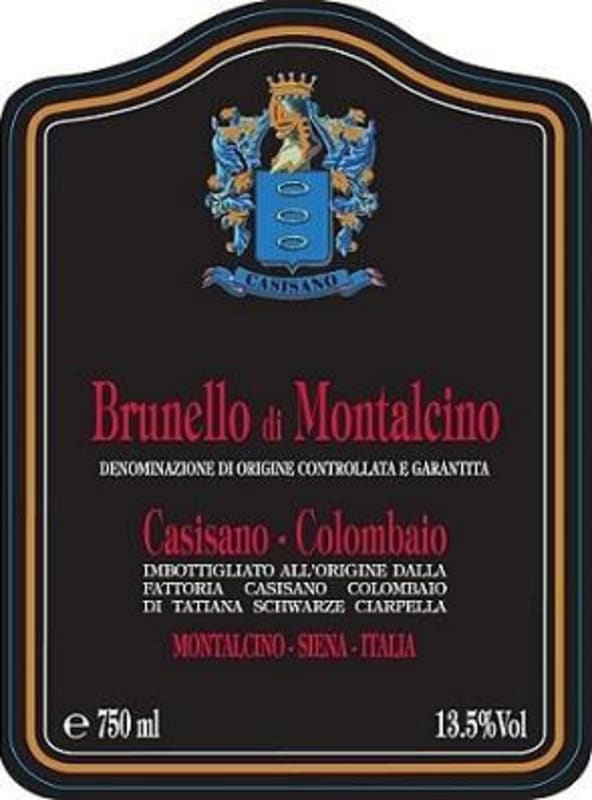 Casisano - Colombaio Brunello di Montalcino 2009 Front Label