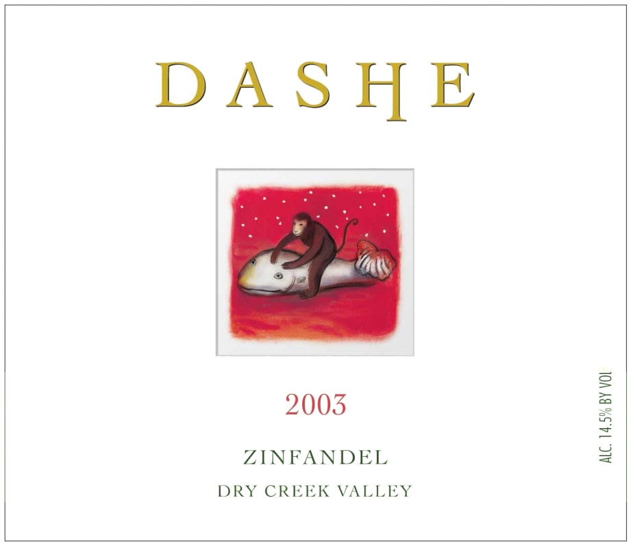 Dashe Zinfandel 2003 Front Label