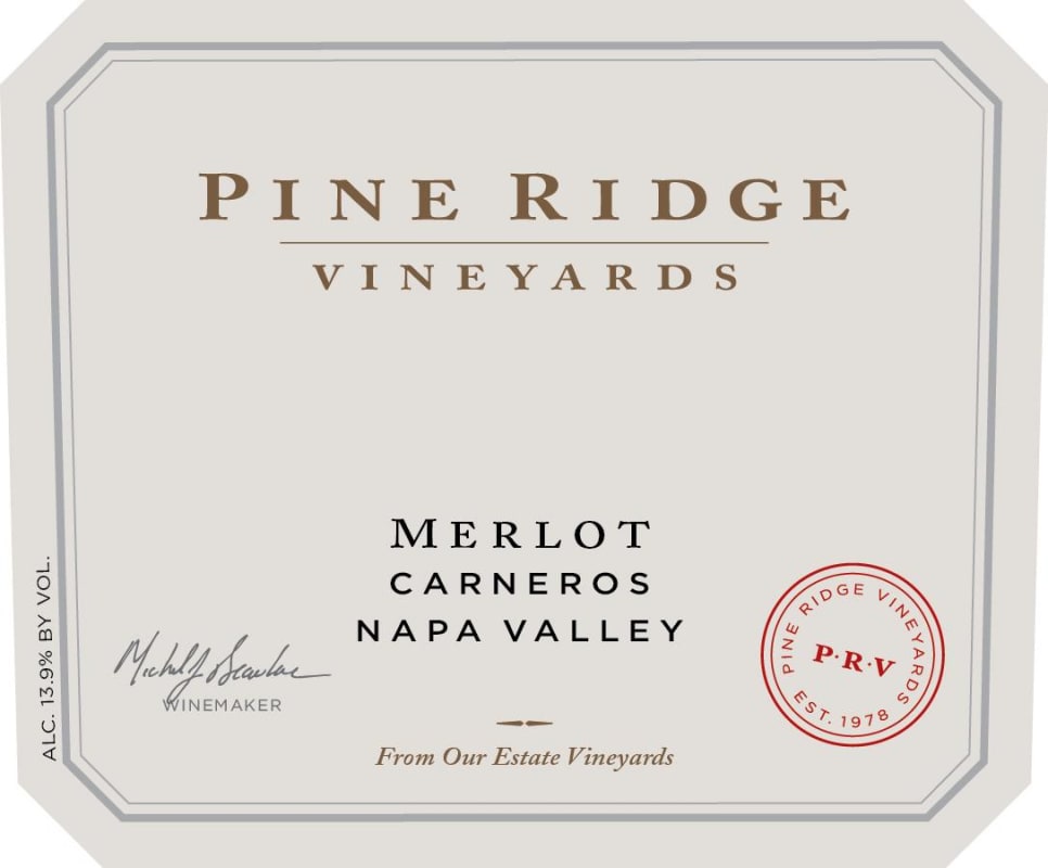 Forefront by Pine Ridge Carneros Merlot 2012 Front Label