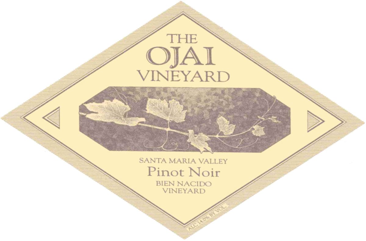 Ojai Bien Nacido Pinot Noir 2007 Front Label