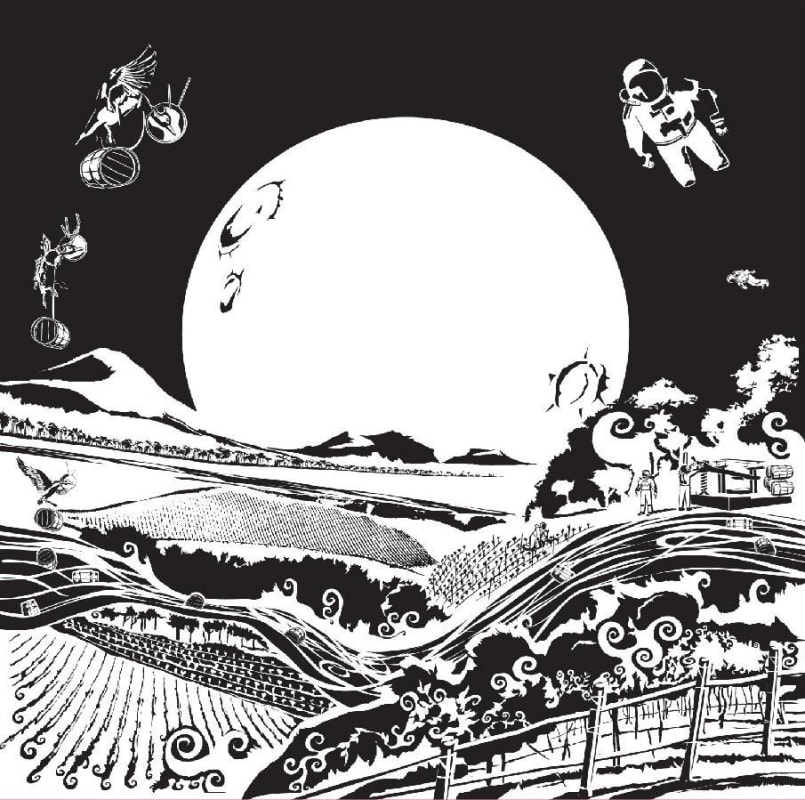 One Time Spaceman One Time Spaceman Moon Duck 2012 Front Label