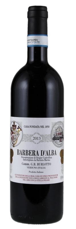 G.B. Burlotto Barbera d'Alba 2013 Front Bottle Shot