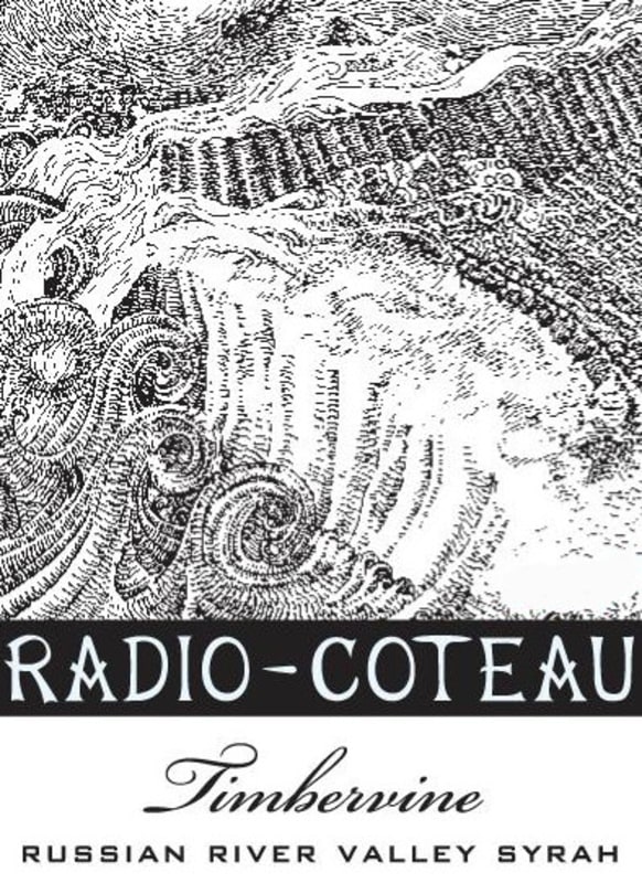 Radio-Coteau Timbervine Syrah 2009 Front Label