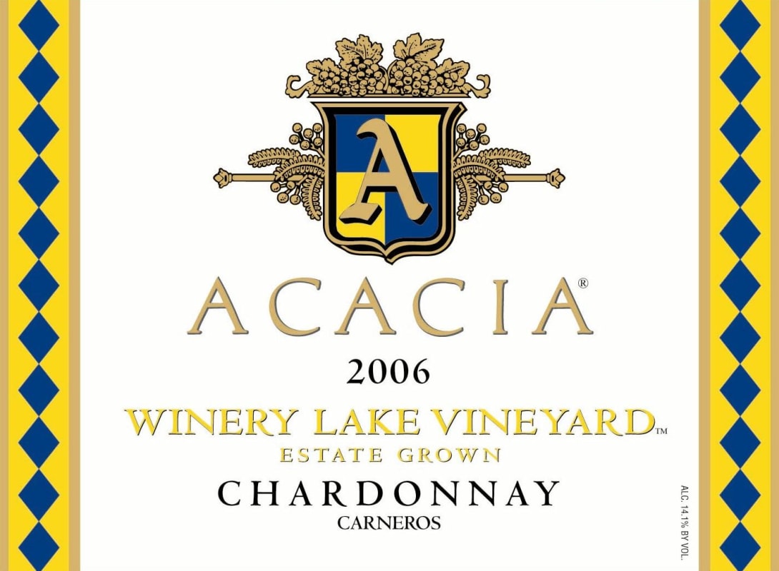 Acacia Lake Vineyard Chardonnay 2006 Front Label