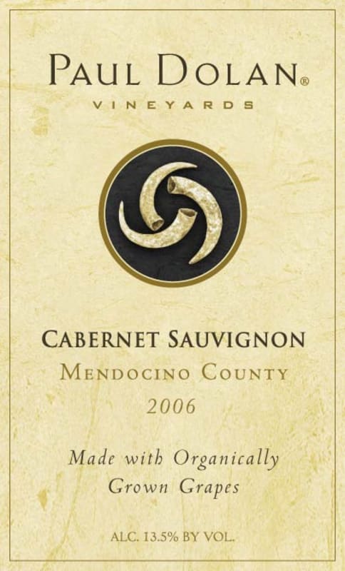 Paul Dolan Vineyards Cabernet Sauvignon 2006 Front Label