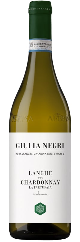 Giulia Negri Langhe La Tartufaia Chardonnay 2020 Front Bottle Shot