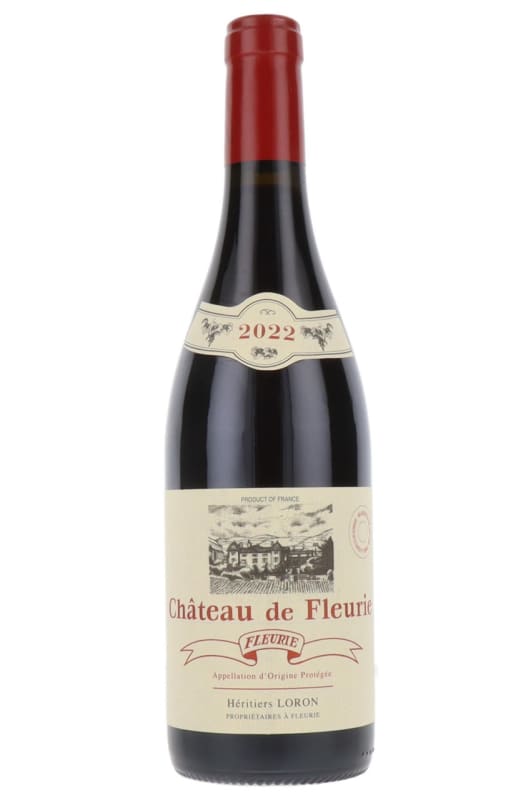 Jean Loron Chateau de Fleurie 2022 Front Bottle Shot