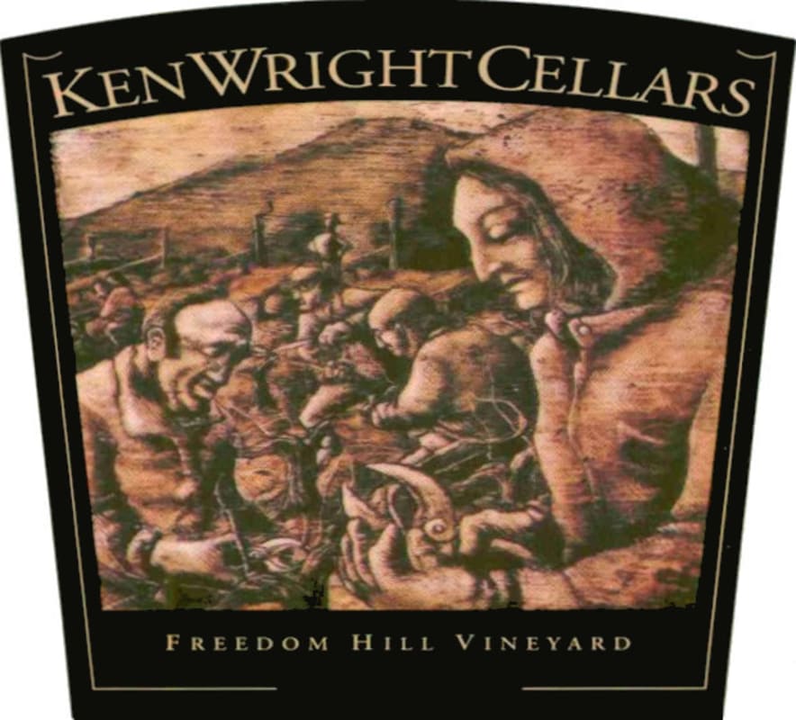 Ken Wright Cellars Freedom Hill Vineyard Pinot Noir 2008 Front Label