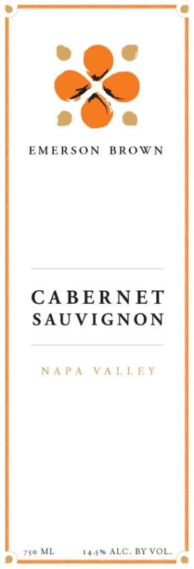 Emerson Brown Napa Valley Cabernet Sauvignon 2007 Front Label