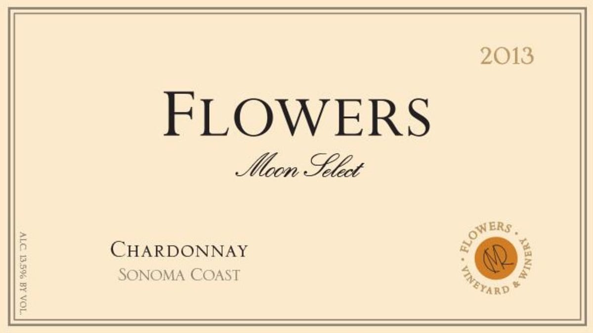 Flowers Moon Select Chardonnay 2013 Front Label