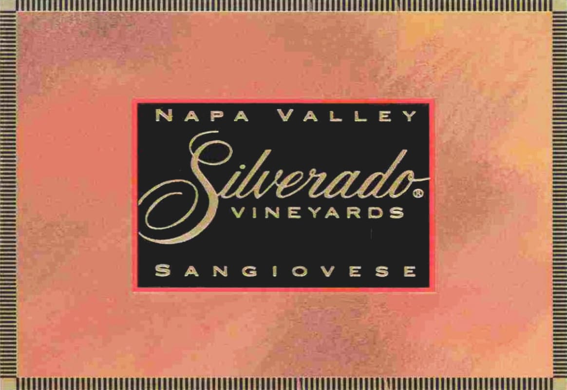 Silverado Sangiovese 2002 Front Label