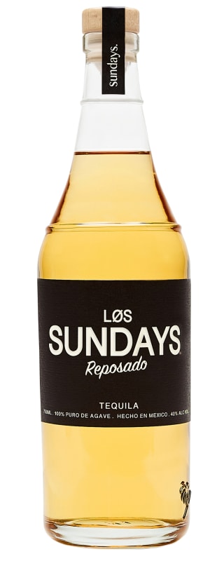 Los Sundays Tequila Reposado Front Bottle Shot