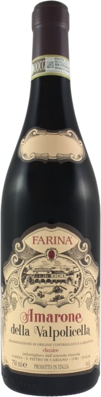 Farina Amarone della Valpolicella Classico 2019 Front Bottle Shot