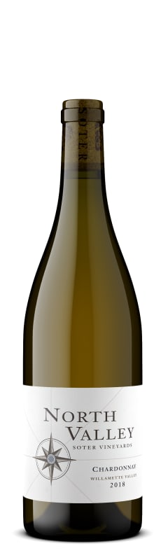 North Valley Vineyards Chardonnay 2018 Front Bottle Shot