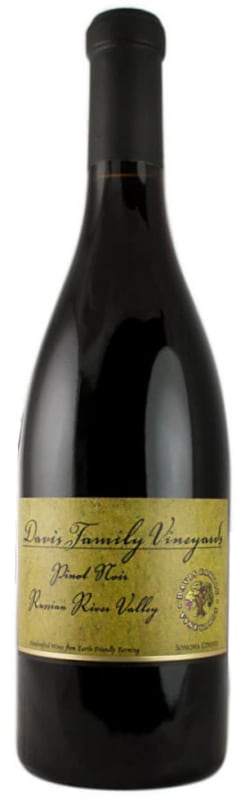 Davis Family Vineyards Russian River Pinot Noir 2021 Front Bottle Shot