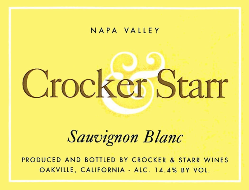 Crocker & Starr Sauvignon Blanc 2010 Front Label