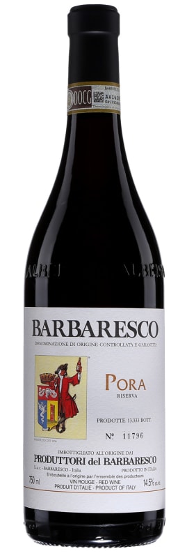 Produttori del Barbaresco Barbaresco Pora Riserva 2017 Front Bottle Shot
