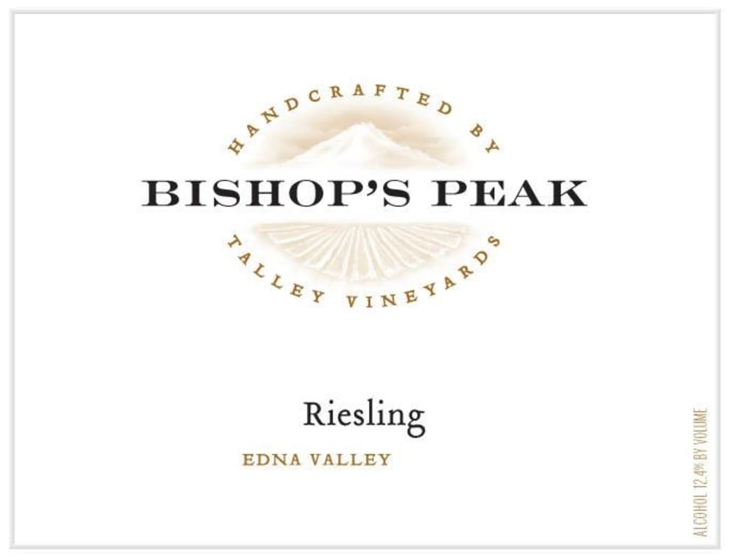 Bishop's Peak Riesling 2015 Front Label