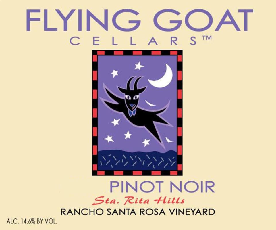 Flying Goat Cellars Rancho Santa Rosa Vineyard Pinot Noir 2006 Front Label