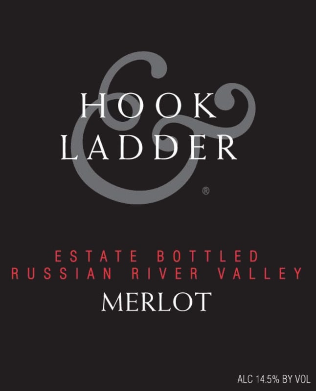 Hook & Ladder Merlot 2008 Front Label