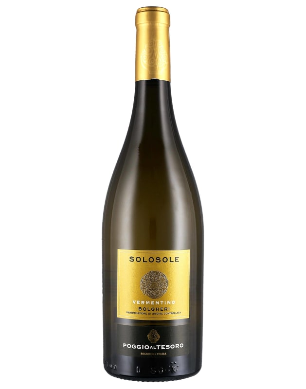 Poggio al Tesoro Solosole Bolgheri Vermentino 2017 Front Bottle Shot