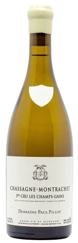 Domaine Paul Pillot Chassagne-Montrachet Les Champs-Gains Premier Cru 2022 Front Bottle Shot