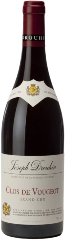 Joseph Drouhin Clos de Vougeot Grand Cru 2016 Front Bottle Shot