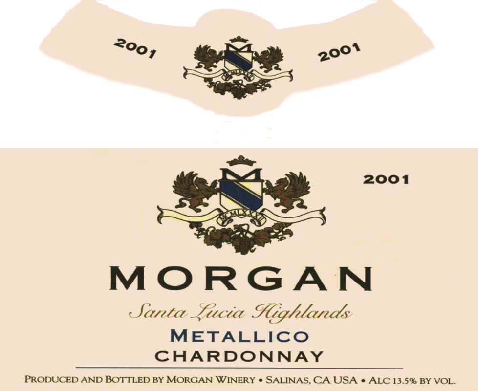 Morgan Metallico Chardonnay 2001 Front Label