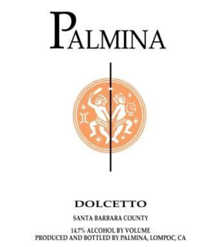 Palmina Dolcetto 2010 Front Label