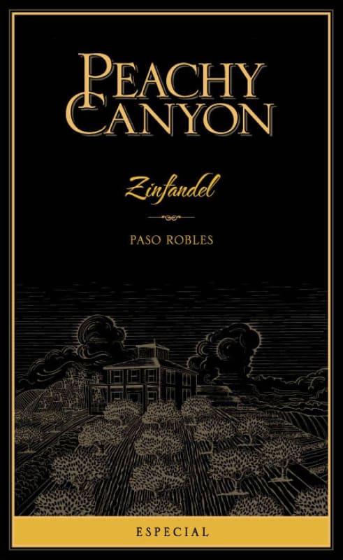 Peachy Canyon Especial Zinfandel 2014 Front Label
