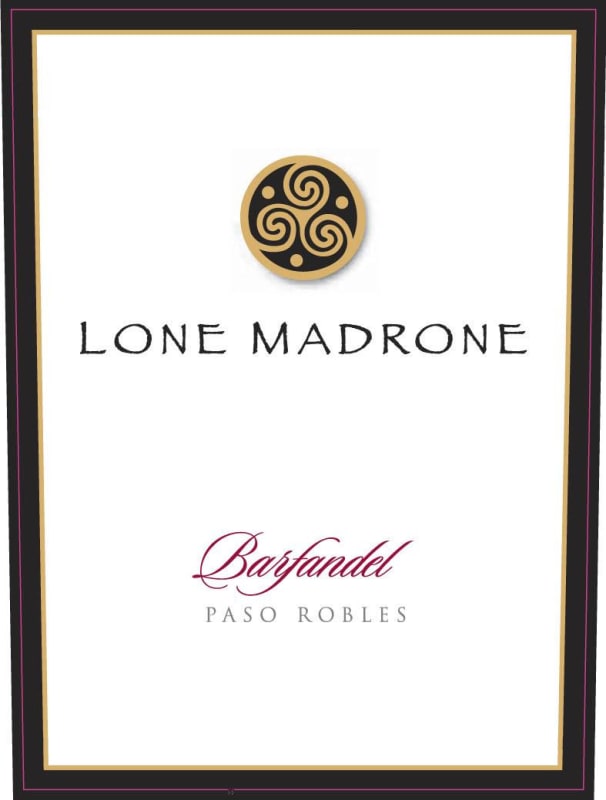 Lone Madrone Barfandel 2008 Front Label