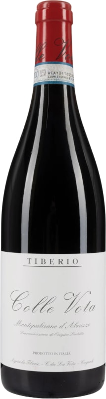 Tiberio Colle Vota Montepulciano d'Abruzzo 2022 Front Bottle Shot