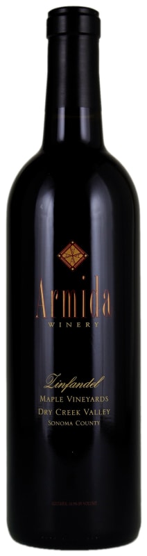 Armida Maple Vineyard Zinfandel 2013 Front Bottle Shot