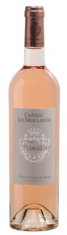 Les Mesclances Faustine La Londe Rose 2021 Front Bottle Shot