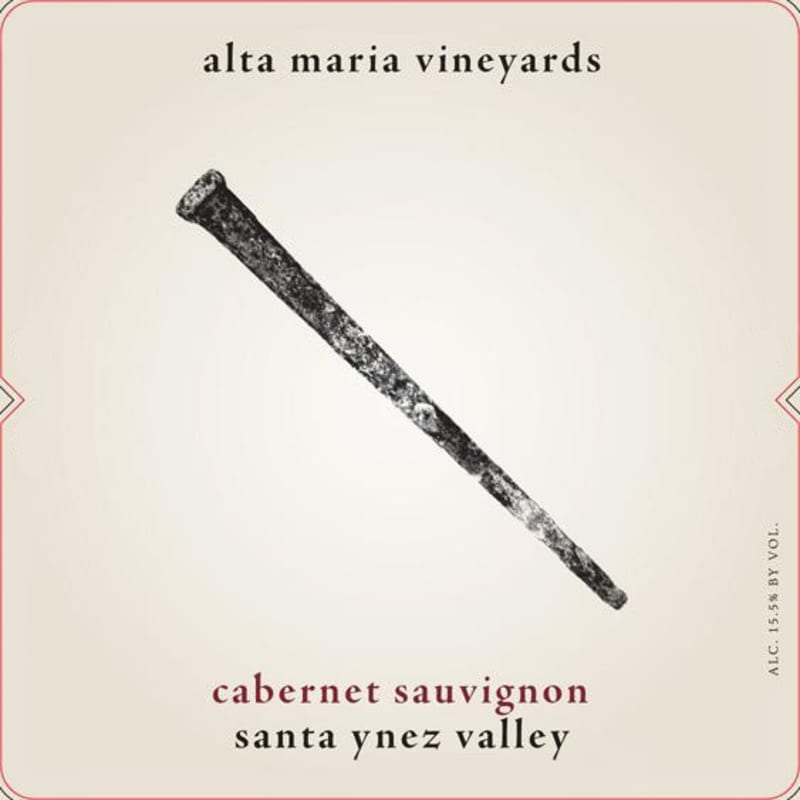 Alta Maria Cabernet Sauvignon 2009 Front Label