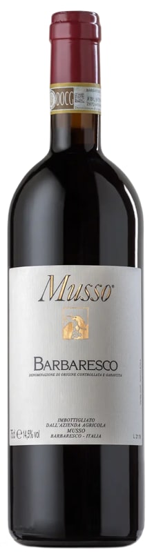 Musso Barbaresco 2021 Front Bottle Shot