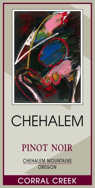 Chehalem Corral Creek Pinot Noir 2007 Front Label