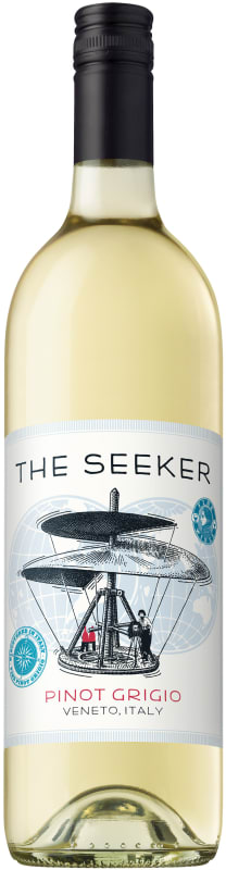 The Seeker Pinot Grigio 2014 Front Bottle Shot