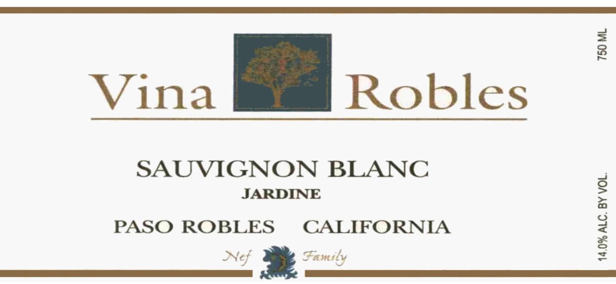 Vina Robles Jardine Sauvignon Blanc 2005 Front Label