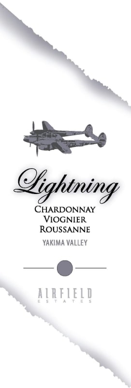 Airfield Estate Lightning 2008 Front Label