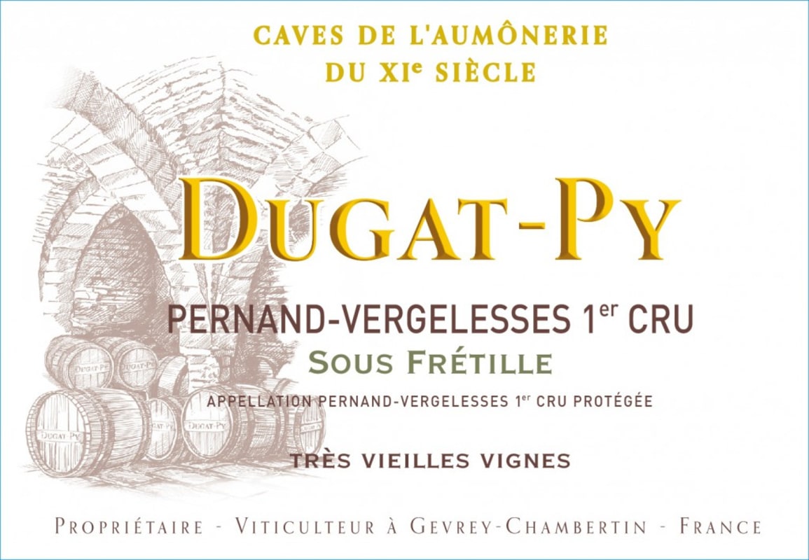 Dugat-Py Pernand-Vergelesses Sous-Fretille Vieilles Vignes Premier Cru 2015 Front Label
