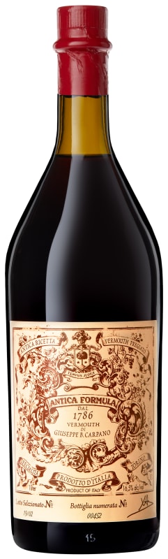 Carpano Antica Formula Sweet Vermouth (1 Liter) Front Bottle Shot