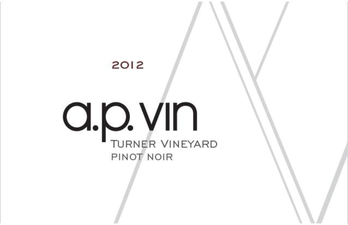 A.P. Vin Turner Vineyard Pinot Noir 2012 Front Label