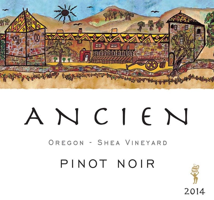 Ancien Wines Shea Vineyard Pinot Noir 2014 Front Label